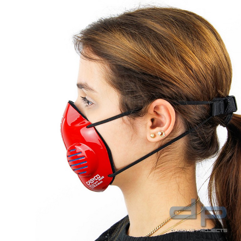 CASCO MASK 2.0 IN ROT AUFDRUCK: FEUERWEHR