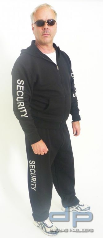 Jogginghose - schwarz - mit Aufdruck POLIZEI