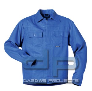 Bundjacke in Kornblau