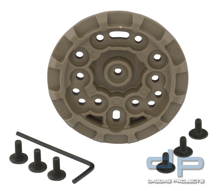 Radar RDC Evo Holsteradapter Male Schwarz oder Coyote