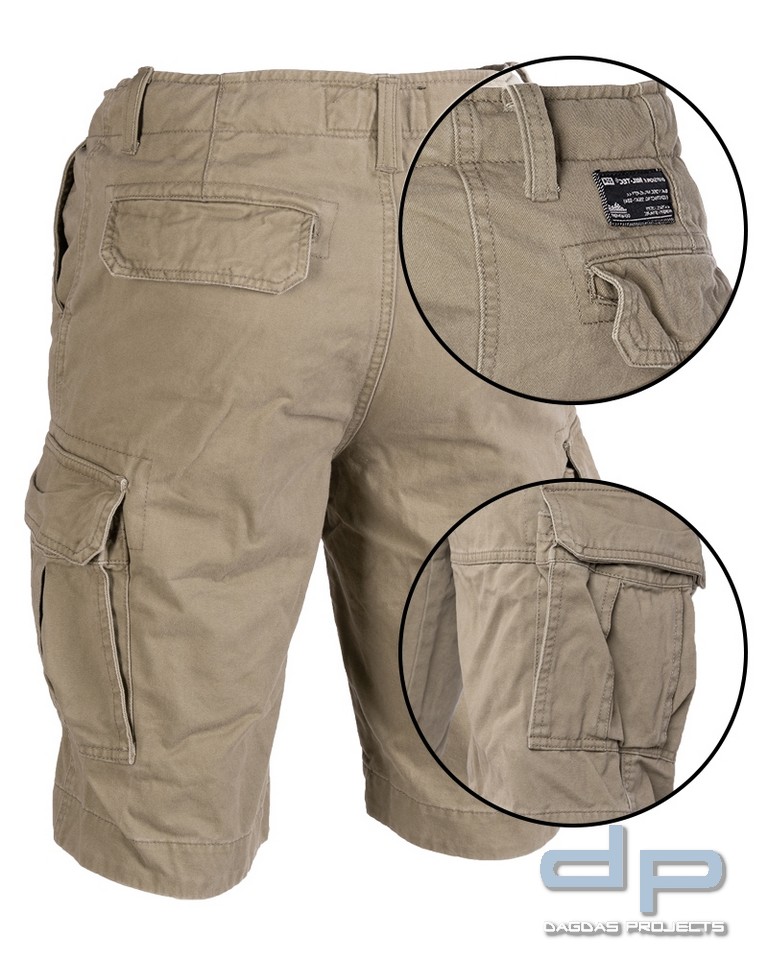 US VINTAGE SHORTS PREWASH OLIV