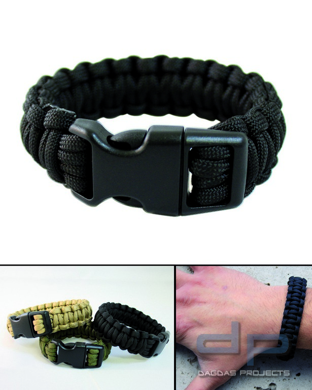 Survival Paracord Bracelet versch. Farben