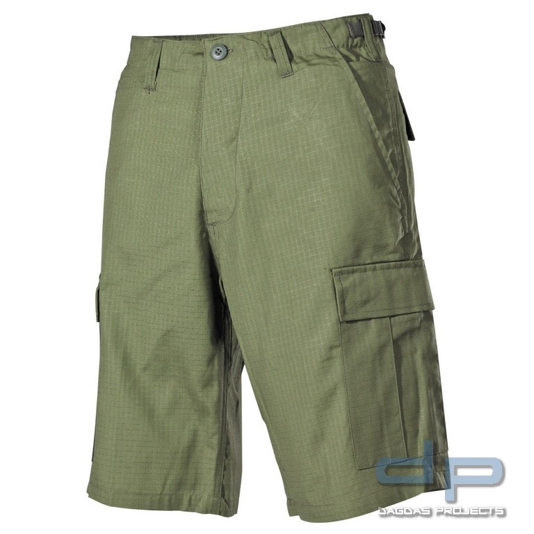 US BDU Bermuda, Rip Stop, oliv