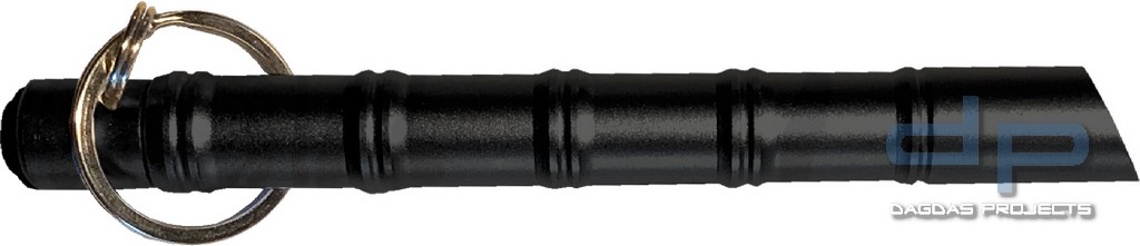 Kubotan Druckverstärker mit LED und Schlüsselanhänger in verschiedenen Farben