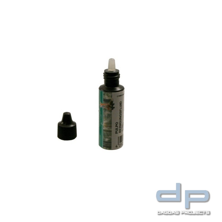 Niebling Pulpo-Reinigungsfluid, 15 ml, mit Tropfer, schwarz