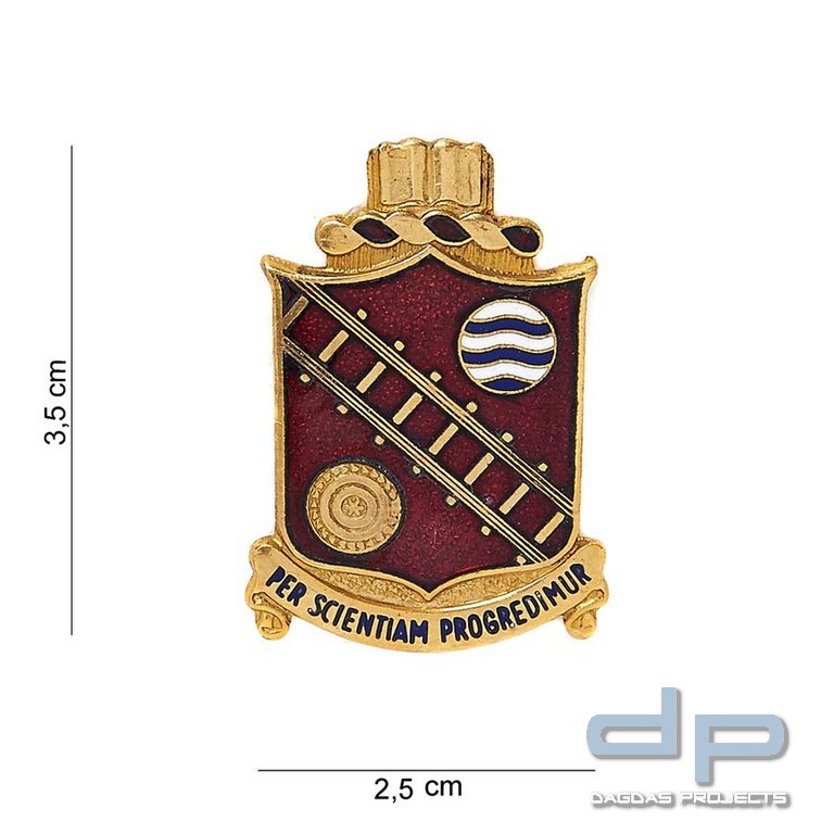 Emblem Metall Per Scientiam Progredimur