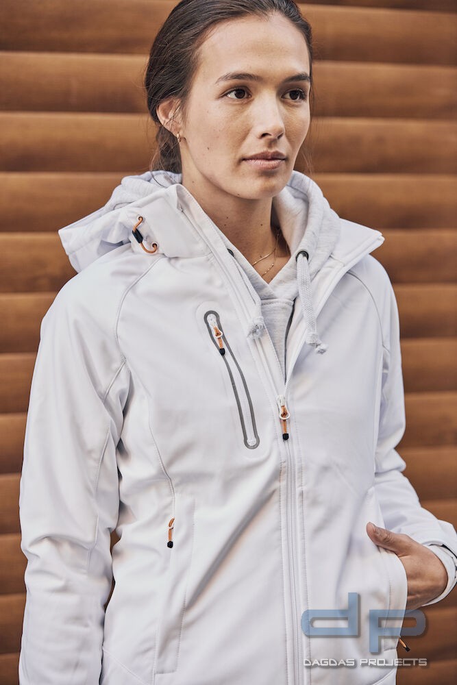 Damen Behörden Softshelljacke "Milford Jacket Ladies" in verschiedenen Farben mit Aufdruck nach Wuns