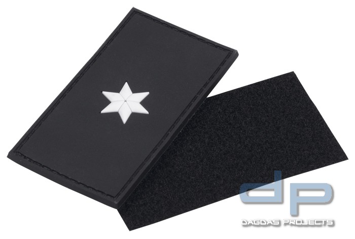 3D Dienstgradabzeichen Polizeikommissar (1 Stern)