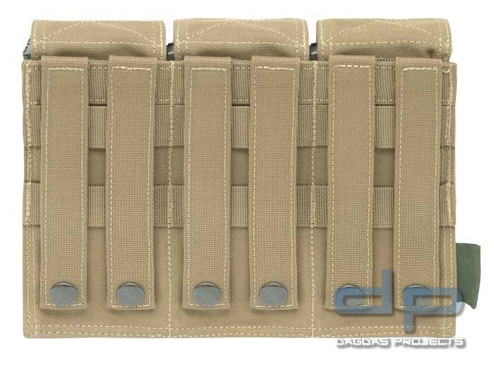 Warrior Triple M4 Mag Pouch Coyote