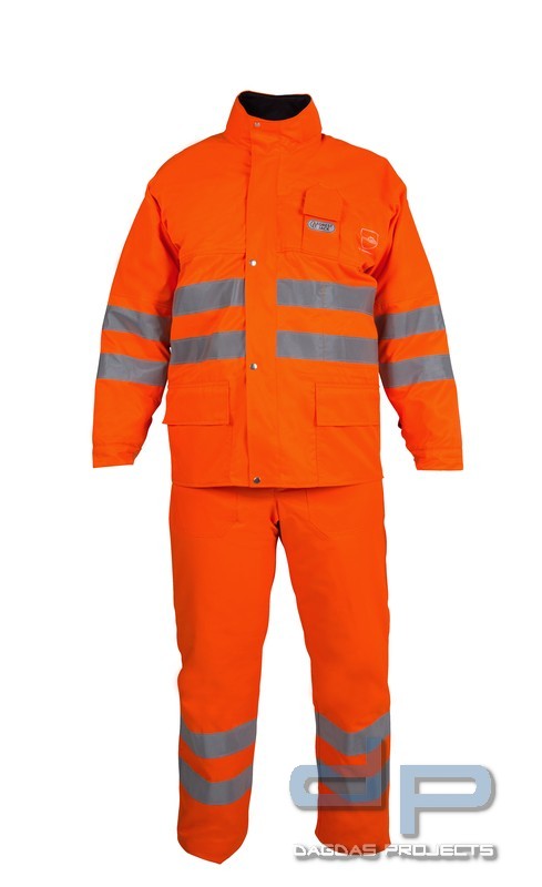 Watex Warnschutz-Jacke Forest Jack mit Schnittschutz leuchtorange inkl. Gesamtschutz