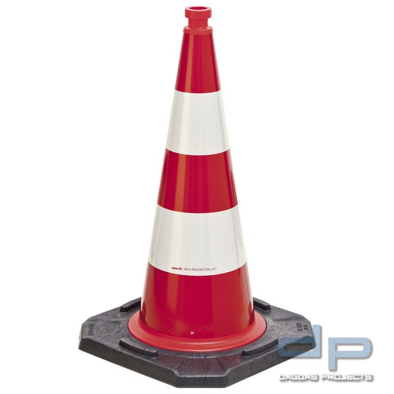 Verkehrsleitkegel retroreflektierend, 750 mm