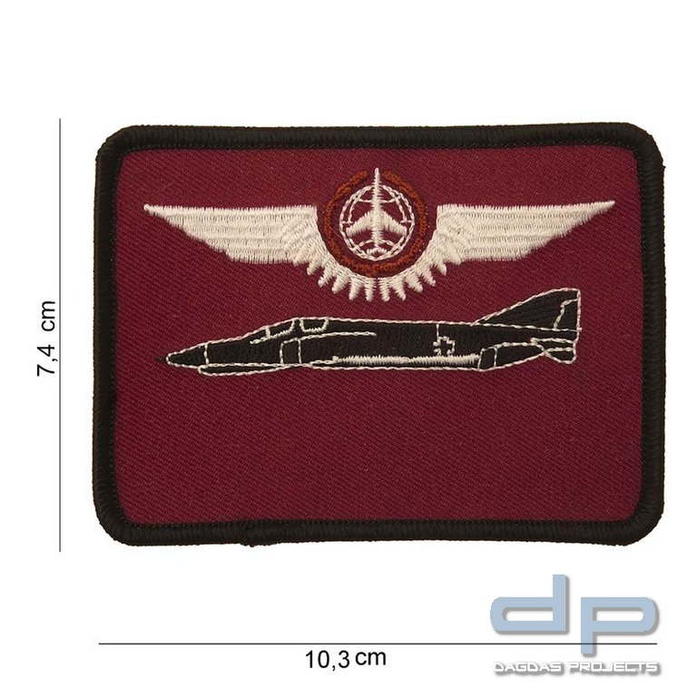 Emblem Stoff Jet Fighter