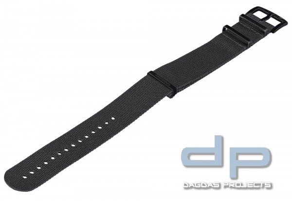 BOMBFROG© NATO STRAPS ARMBAND (SCHWARZE SCHNALLE)