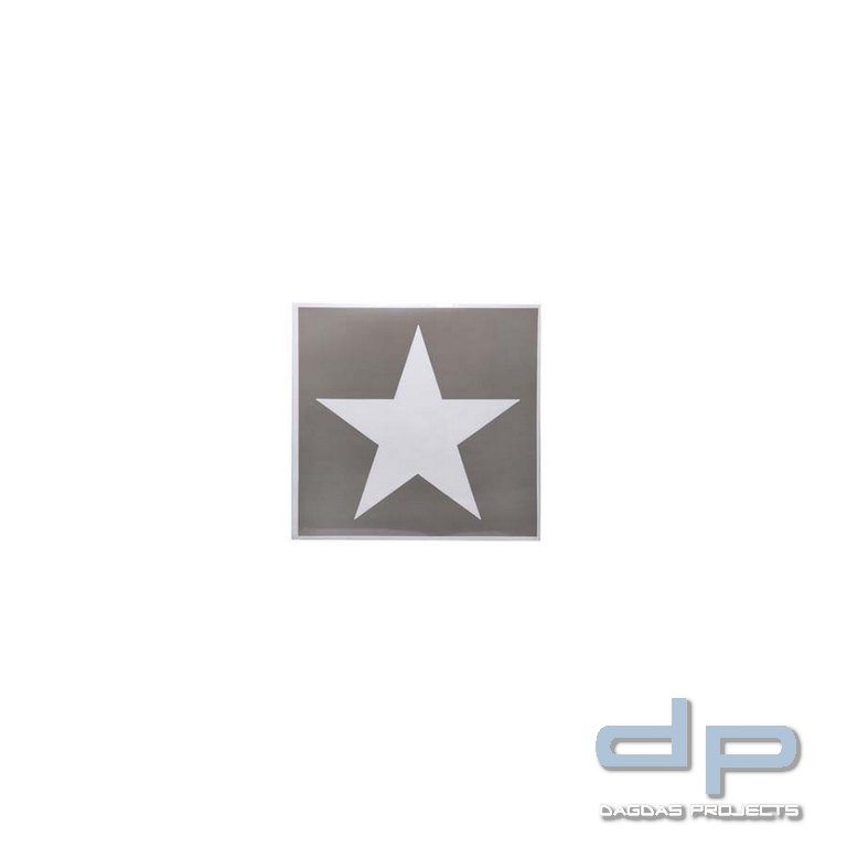 Schablone Sticker U.S. Stern klein