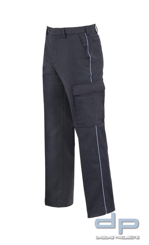 Damen Diensthose mit Biese in Marine