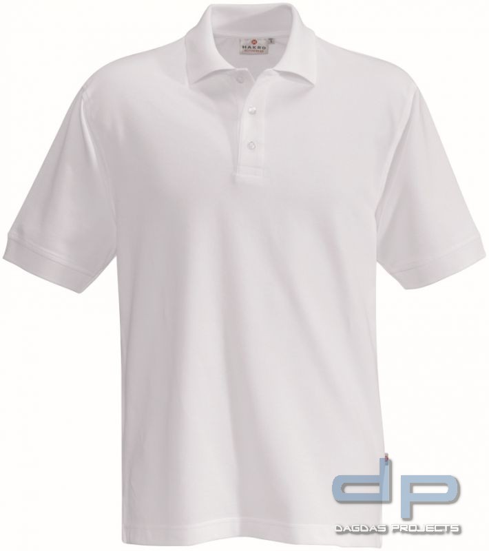 Poloshirt 50/50 Bw./Pes., weiss, Brusttasche