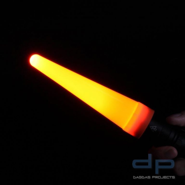 NiteCore® Warnaufsatz für Taschenlampen mit 34mm Kopfdurchmesser passend für die Modelle: 18503, 185