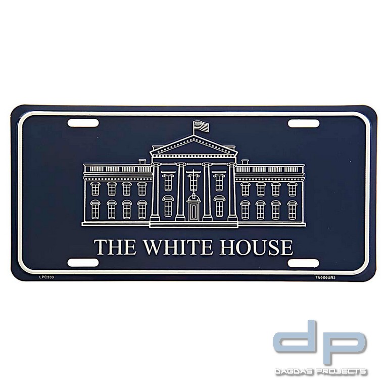 Nummernschild The Whitehouse