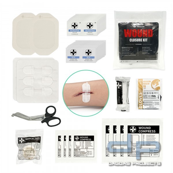 RHINO RESCUE WOUND CLOSURE KIT WUNDVERSORGUNGSSET