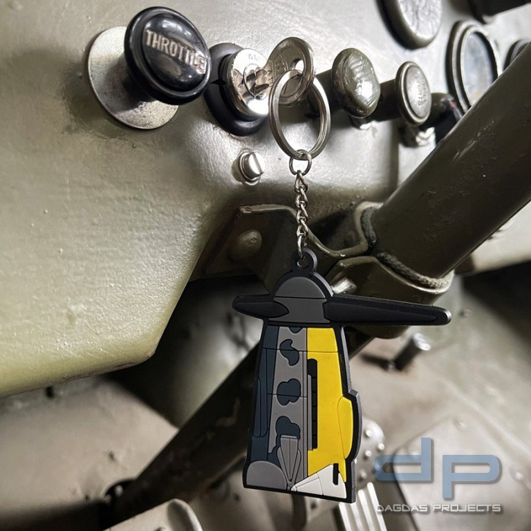 Schlüsselanhänger 3D PVC BF-109 Messerschmitt #109