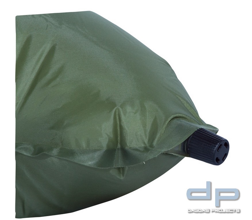 Selbstaufblasende Nackenstütze Oliv inkl. Packsack