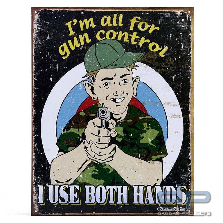 Metallplatte groß 57. Pow Mia