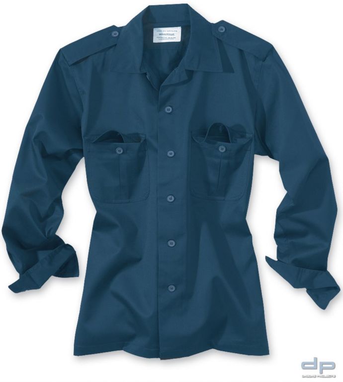 SOF Diensthemd 1/1 Arm Dkl.blau