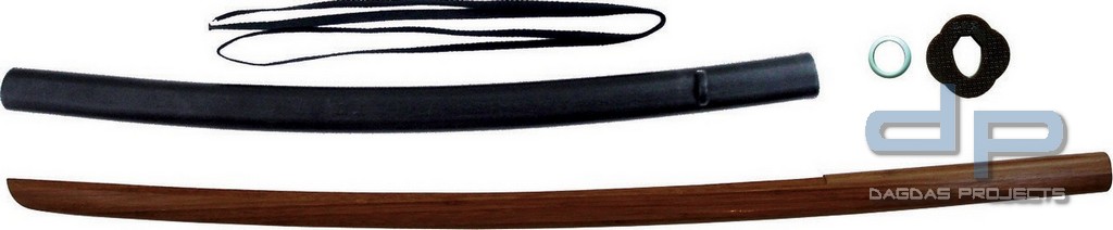 Bokken rote Eiche mit Plastikscheide 100 cm