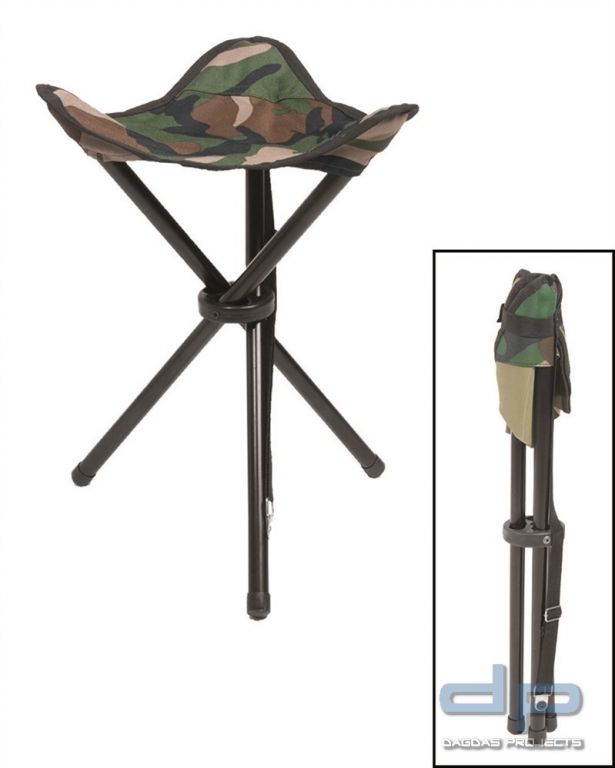 Dreibein Klapphocker woodland VPE 5