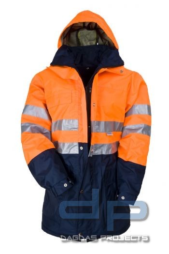 askö SMANTEX Warnschutz-Jacke zweifarbig
