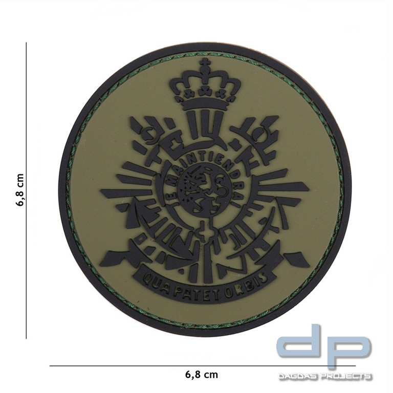 Emblem 3D PVC Corps Marieniers grün/schwarz