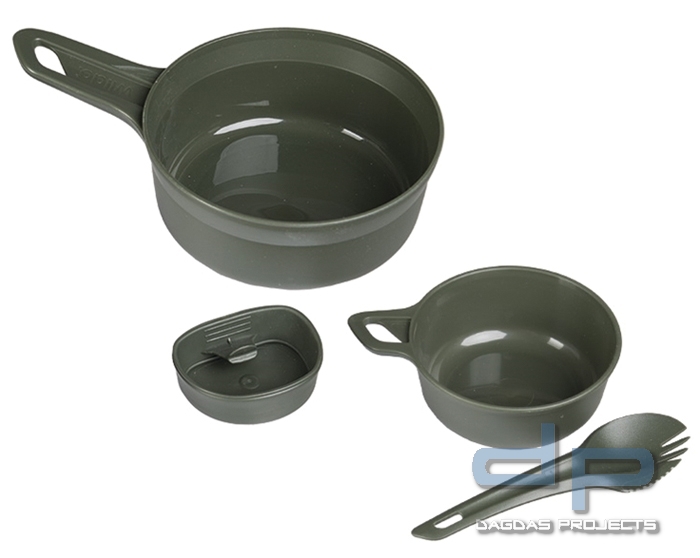 Wildo Adventurer Kit Essgeschirr 4-teilig Oliv