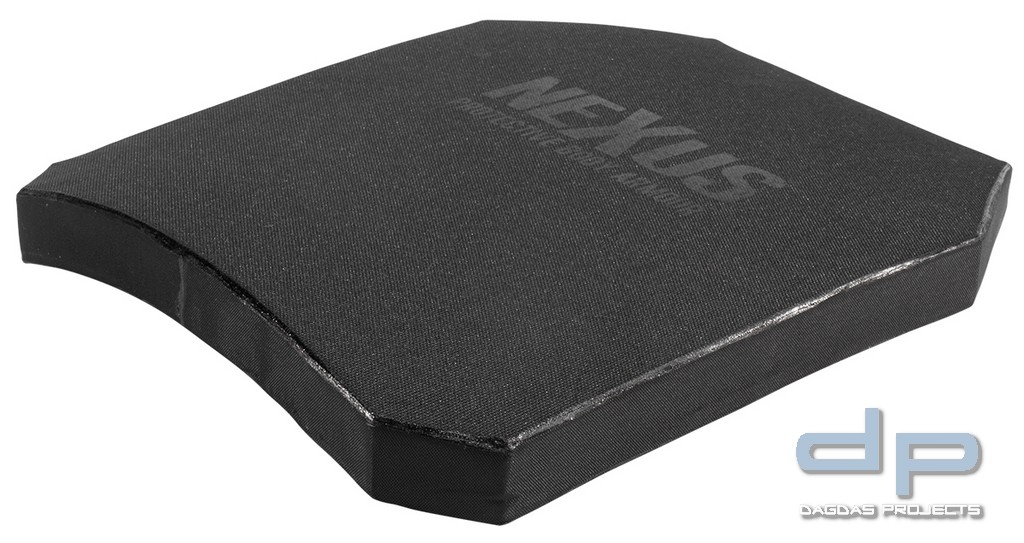 NEXUS BALLISTIK LEVEL III+ STAND ALONE DOUBLE CURVE FRONT PLATE