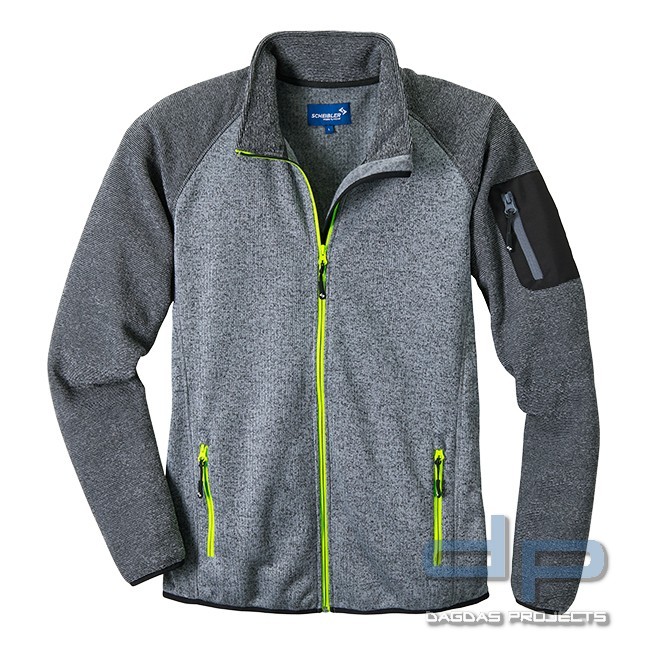 STRICKJACKE TWENG in Graumeliert-Schwarz und Blau-Schwarz