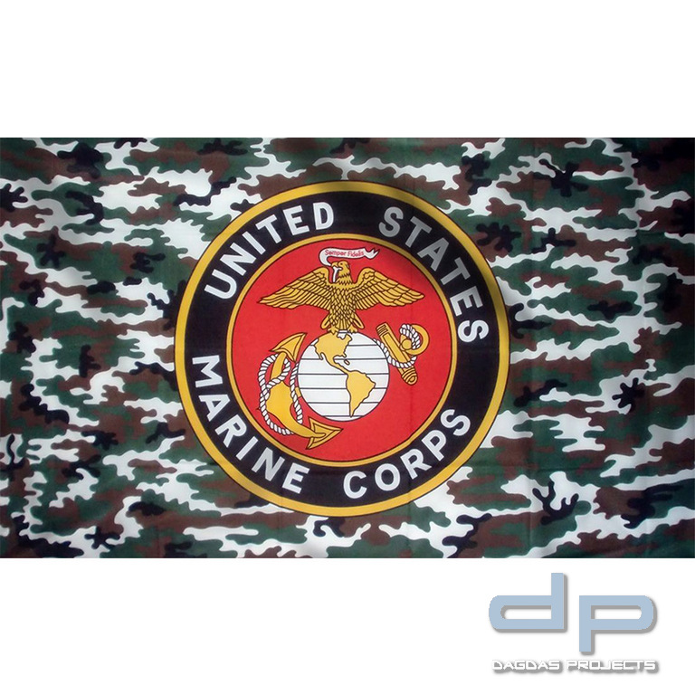 Flag US marine corps camo
