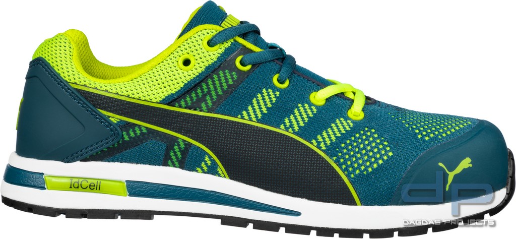 Puma Sicherheitsschuh ELEVATE KNIT GREEN LOW S1P ESD HRO SRC