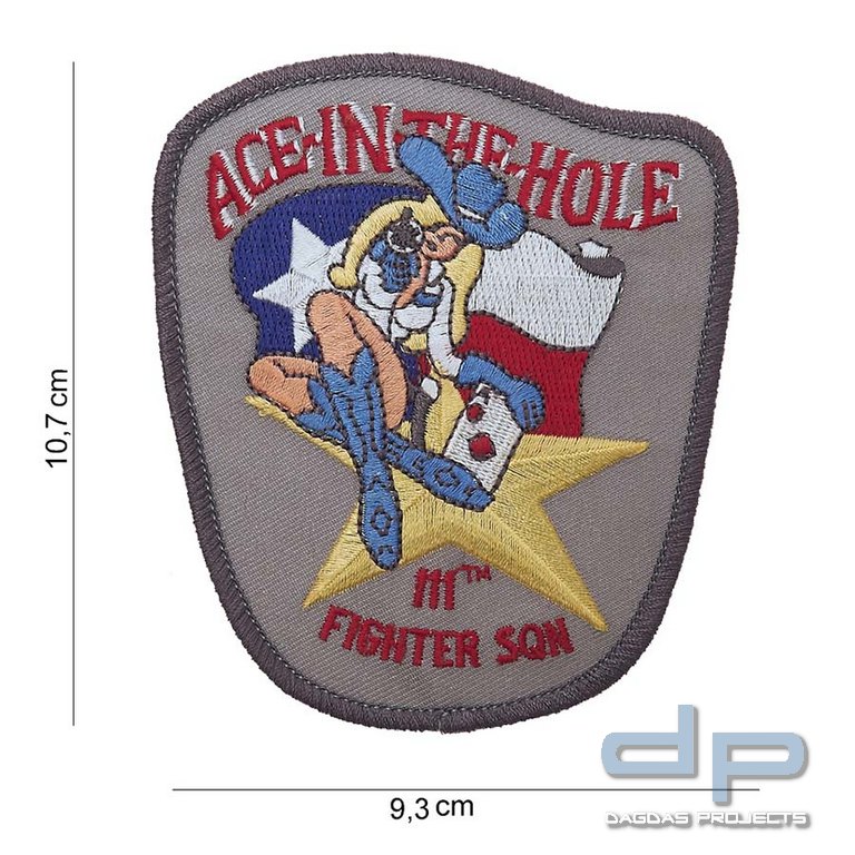 Emblem Stoff Ace-in-the-Hole