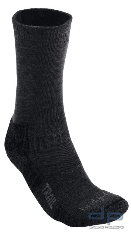 Bridgedale WoolFusion Trail Socken Schwarz oder Oliv