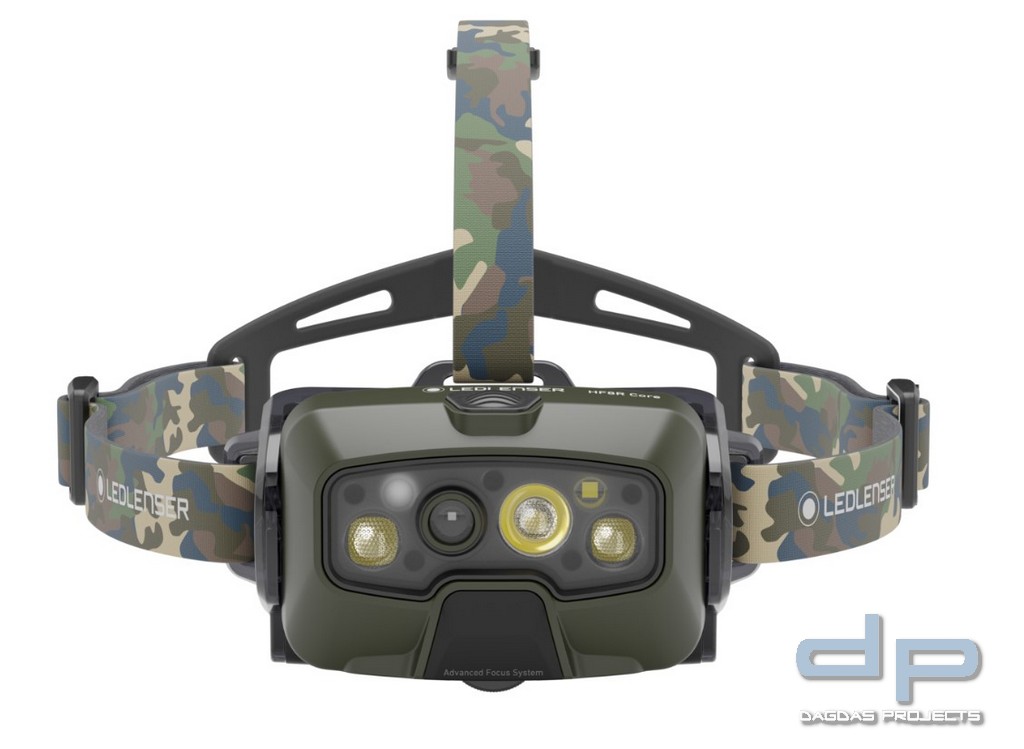 Stirnlampe HF8R Core RGB camouflage
