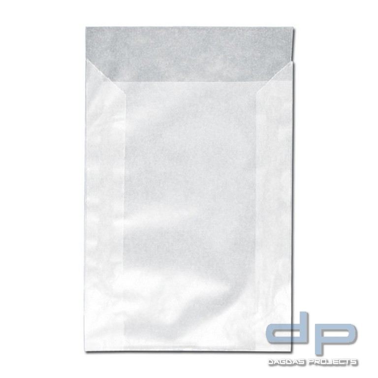 Dönges Pergamin-Beutel, 115 x 160 mm, 40 g/m², Öffnung Schmalseite 50er Pasck