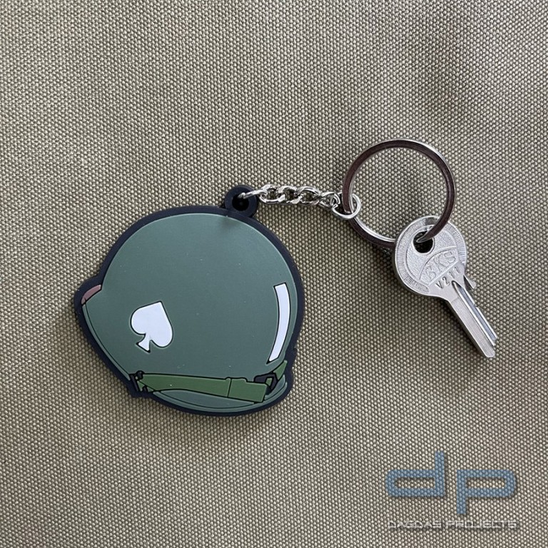 Schlüsselanhänger 3D PVC 506PIR Helmet WWII #113