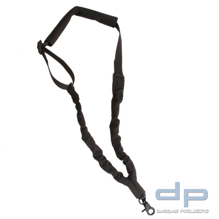COP® Tragegurt Expander Sling Bungee schwarz, mit Sicherheitskarabinerhaken