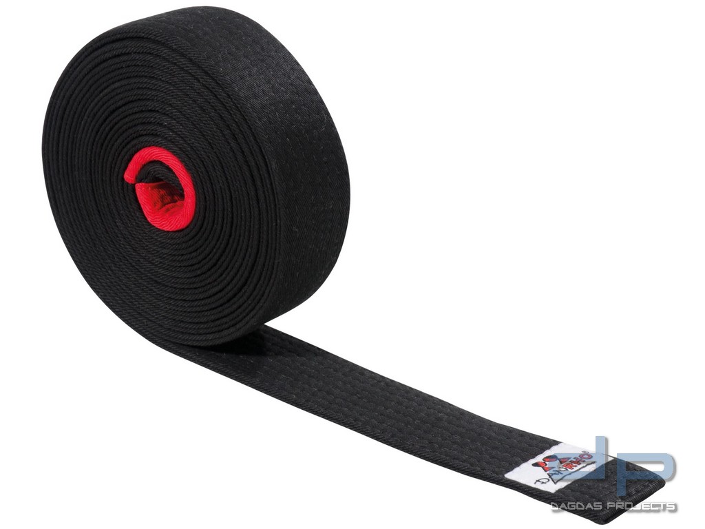 DANRHO IBJJF Gürtel, 4,5 cm Schwarz