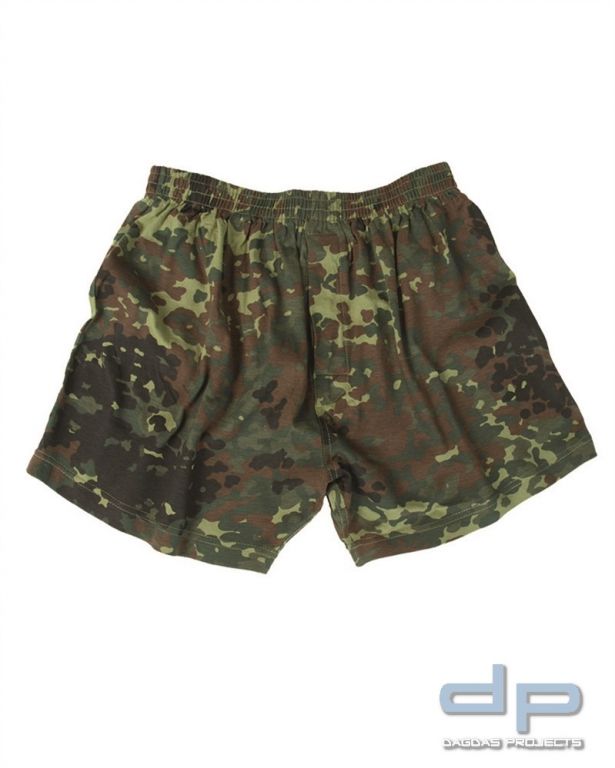 BW Boxer Short Mil-Tec flecktarn VPE 5 je Gr.