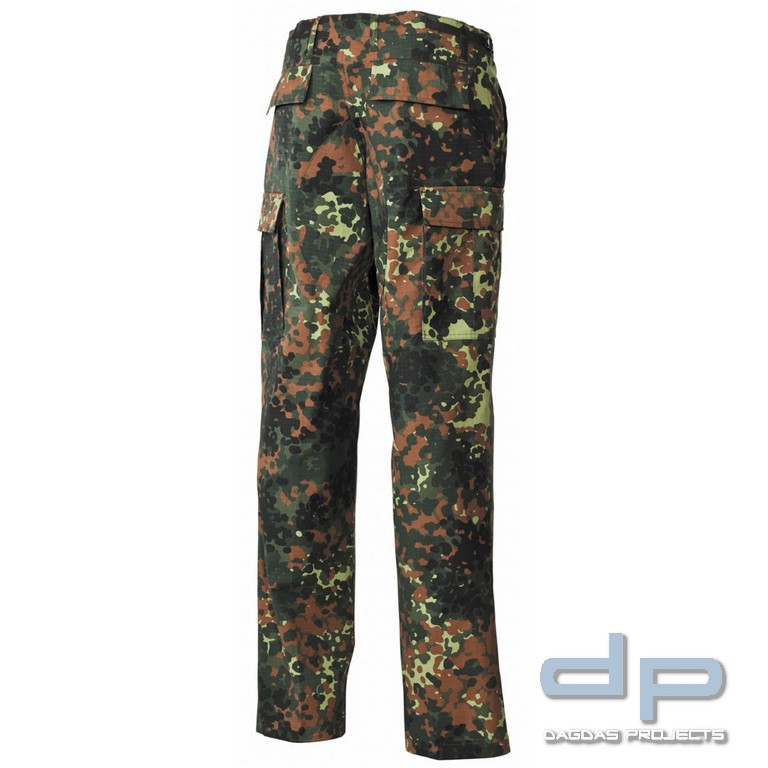 US Kampfhose, BDU, Rip Stop, flecktarn