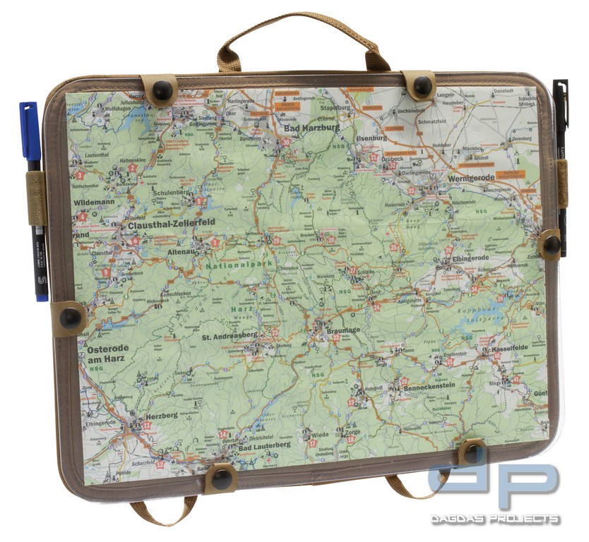 BATTLE BOARD SWIFT KARTENBRETT LARGE Coyote