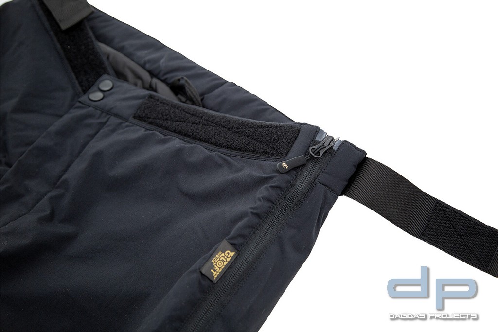 CARINTHIA G-LOFT WINDBREAKER TROUSERS in Schwarz und Oliv
