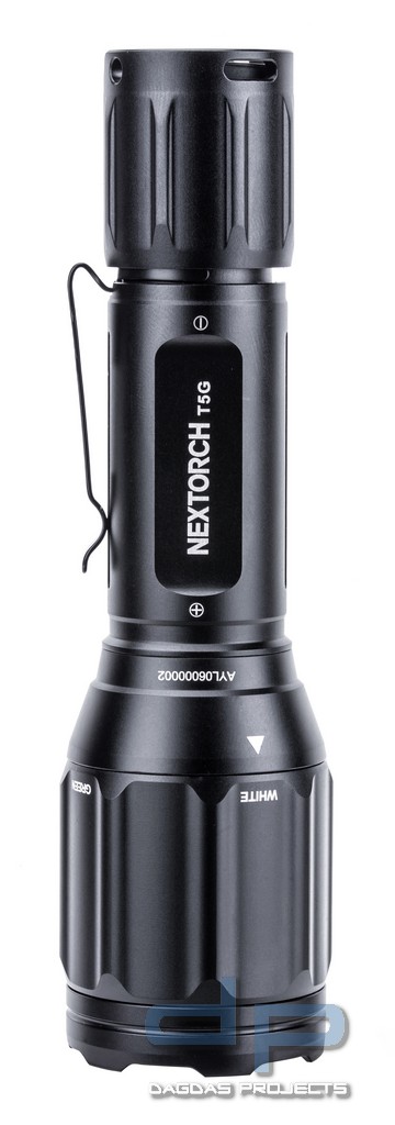 NEXTORCH T5G TASCHENLAMPE DUAL-LED WEISS/GRÜN