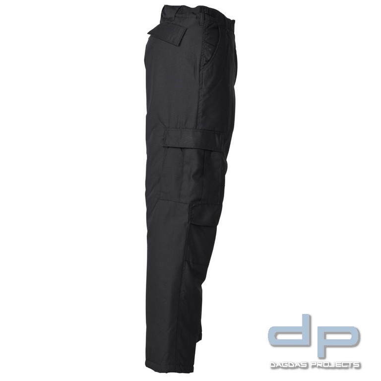 US Kampfhose, gefüttert, schwarz Größe XXXL
