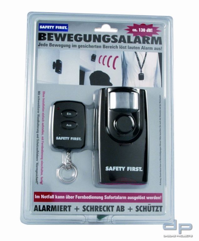 KH-Security Bewegungsalarm Schwarz oder Weiß
